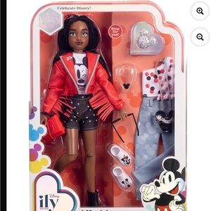 DISNEY 100 iLY 4EVER I Love Mickey Mouse Fashion Doll Mix & Match Outfits NEW